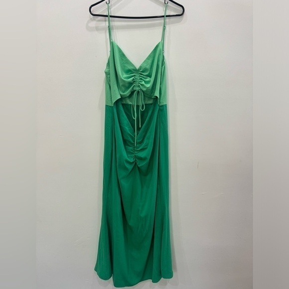 Vici Light Blue and Blue Midi Dress - Picture 2 of 8